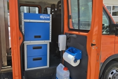 Iveco Daily чекмеджета, шкафове, оборудване, рафтове