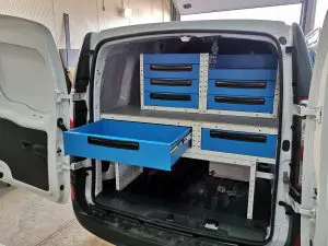 шкаф метални чекмеджета ван 