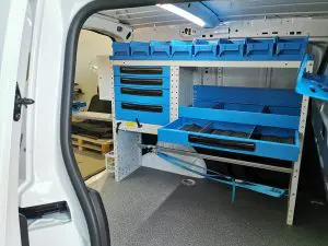 стелаж рафтове метални чекмеджета