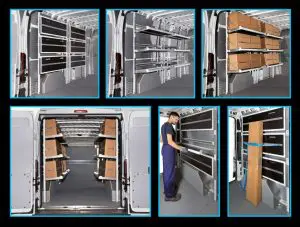 Предимства на накланящите се рафтове за бус