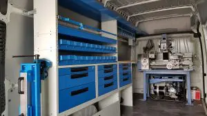 Оборудване на работен ван Fiat Ducato