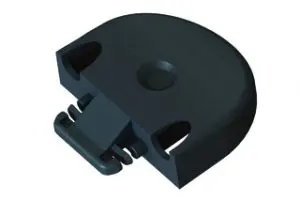 Укрепване на товари Крайна капачка за релса алуминиева релса 