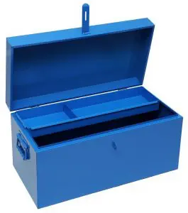 Метален сандък за съхранение на инструменти