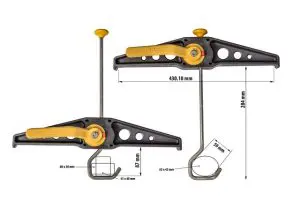държач за стълба скоби за стълба багажник ван