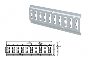 Укрепване на товари Стоманена релса самолетно карго