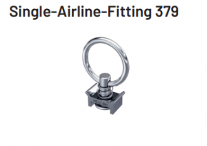 Укрепване на товари Метална малка халка за алуминиева релса 