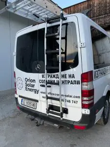 стълба за задна врата на бус