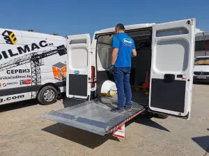 Платформа лифт падащ борд Dhollandia