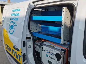 алуминиеви стелажи бус