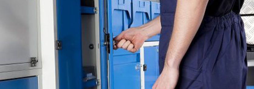 заключващ се шкаф за бус